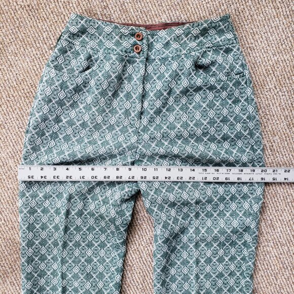 Vintage 60s 70s Women's Textured Tweed Pants W25 / Small - Picture 5 of 9